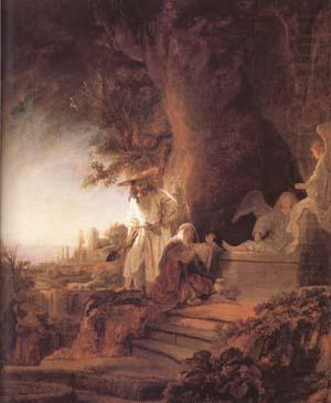 Christ and St Mary Magdalene at the Tomb (mk25), REMBRANDT Harmenszoon van Rijn